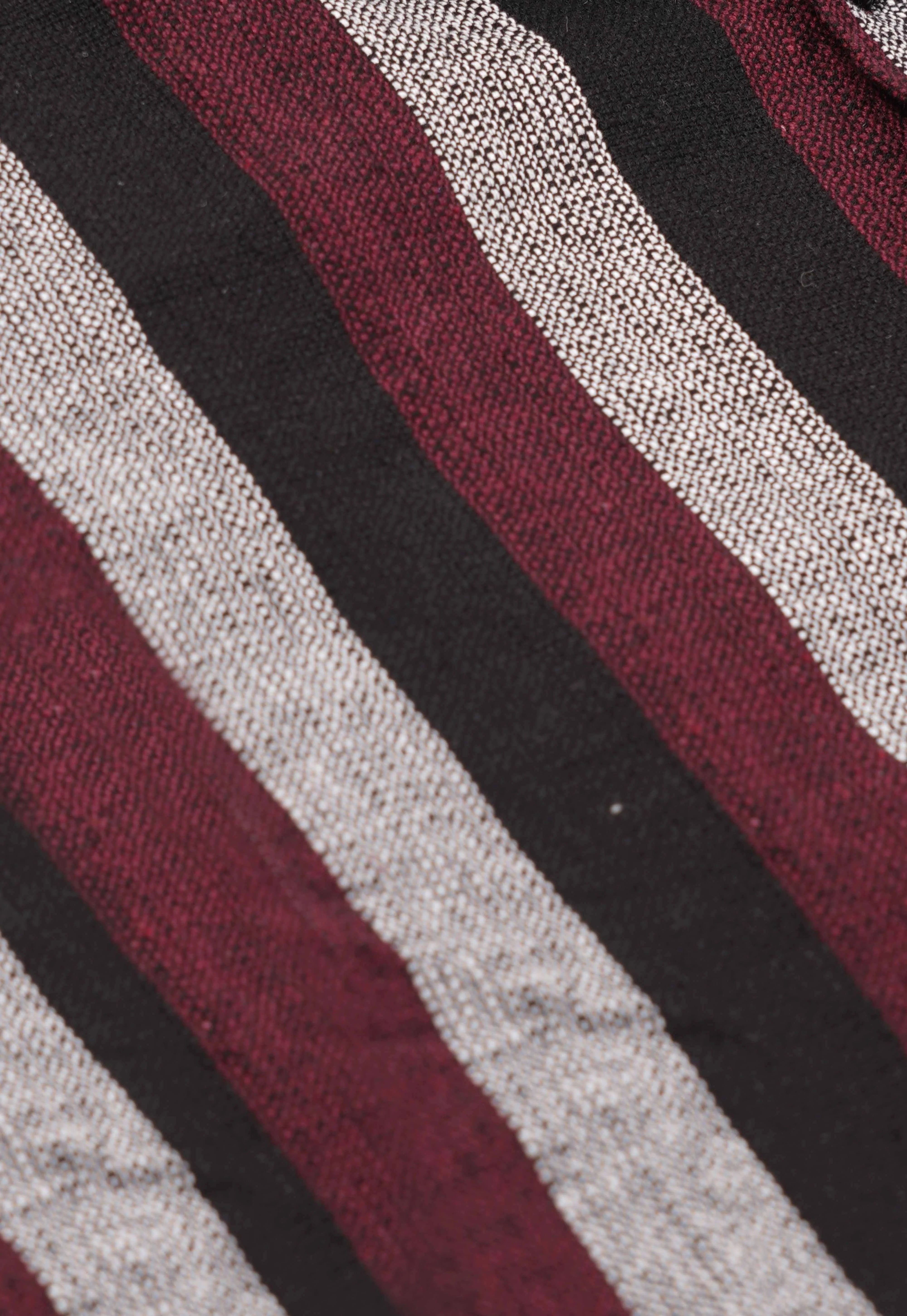 Rustic Wine Stripe Full Sleeve Shirt